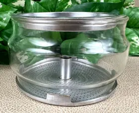 2204158 Pyrex Flameware Coffee Filter Basket 3 Piece Fits 9 Cup 7759 Percolator #3