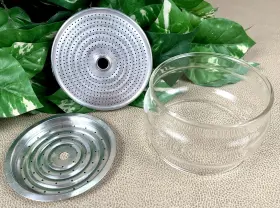 2204158 Pyrex Flameware Coffee Filter Basket 3 Piece Fits 9 Cup 7759 Percolator
