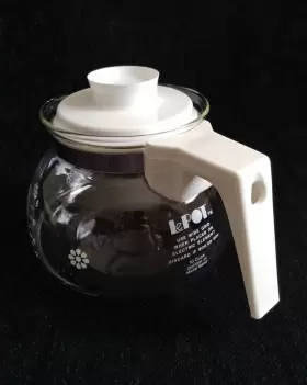 Dnf-10 Pyrex Lepot Universal Coffee Pot Replacement 10 Cup Model Flower Design #2