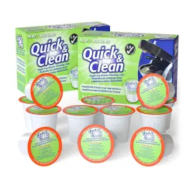 Quick & Clean 864666000251 And 12-pack Keurig Cleaning Pods - K Cup Cleaner Pod For 2