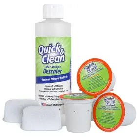 Qnc-005 Quick & Clean 4-pack Cleaning Cups 2 Filters And Descaler For Keurig Nespresso