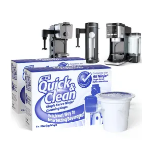 Qnc-008 Quick & Clean 12-pack Cleaning Pods For Ninja Coffee Machines - Eco-friendly And Non-toxic