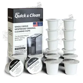 Qncnspo1 Quick & Clean And 16-pack Cleaning Pods For Nespresso Original Espresso
