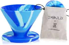 Qullai 445018091047 The Original Javaflex Premium Foldable Silicone Pour Over Coffee Maker And Stora