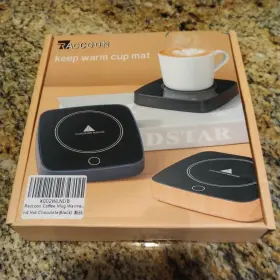 Gy50-233 Raccoon Coffee Mug Warmer Waterproof Smart Cup 3 Temperature Setting Black Nib