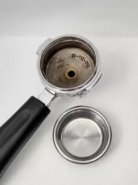 20-112-010 Rancilio Double Spout Portafilter With Basket #2