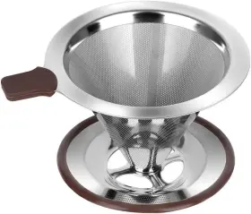 Zpt-k-02 Realpero Pour Over Coffee Dripper Reusable Paperless 1-2 Cup