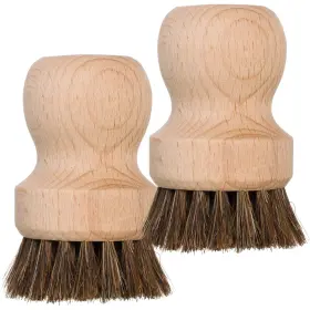 951591 Redecker Horsehair And Beechwood Coffee Filter Brush Set Of 2 Specially Designed For Scru