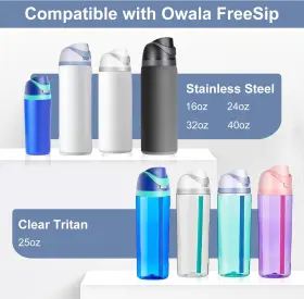 Rlob-001b Renyqatt Replacement Lid For Owala Freesip Compatible With #2