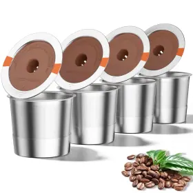 Rethone 765133236336 K Cup Reusable Coffee Pods Compatible With Keurig 1.0 And 2.0 Machines