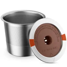Rethone 765133236398 K Cup Reusable Coffee Pods Stainless Steel Cups Compatible With