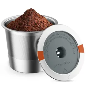 Kfgl-004 Rethone K Cup Reusable Coffee Pods Stainless Steel Cups Filter Com