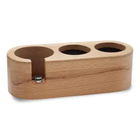 Roast & Revel 197644980260 Espresso Tamping Station 58mm Portafilter Accessories Beech Wood Organi