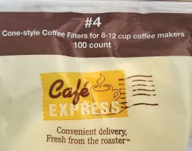 Rockline 099555303414 2 Packs Cafe Express #4 Cone Coffee Filters 8-12 Cups 200 White Usa New #3