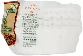 Cecominod038221 Rockline Industries Inc Brew Rite 4 Cup Coffee Basket Disposable Filters - 400 Ct #2