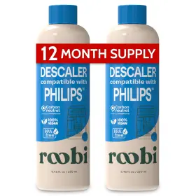 Roobi 850058451077 Philips Compatible Descaling Solution And Cleaner. Specially Formulated For Phi