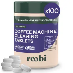 Roobi 850058451183 Espresso Machine Cleaning Tablets. Universal Cleaner Tabs. 1