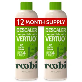 Roobi 860009394421 Nespresso Vertuo Compatible Descaling Solution. Ecofriendly Formula To Clean And D