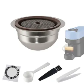 Rtxanfyz 768924996433 Stainless Steel Reusable Coffee Pods For Nespr Sso V-rtuo - Refillable Capsul