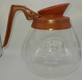 8800-hi S&d Coffee Inc. Lot Of 2 Glass Carafes Orange Handle Part 8800 Hi Commercial New