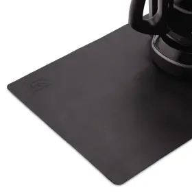 235901 S&t Inc. Black Silicone Coffee Mat For Maker And Espresso Machine 12x18 Inches 1 Pack