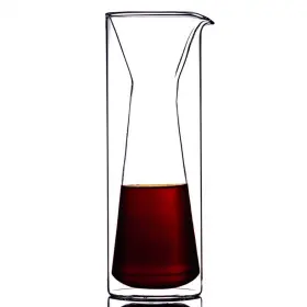 Saint Anthony 008853126571 Hand Crafted Dual Wall Insulated 70 Degree Glass Brewer And Server By St