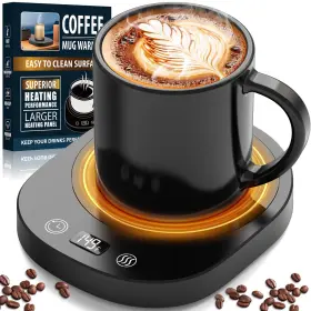2-12h Sanremo Fashions 616421933072 Coffee Mug Warmer 3 Temperature Control And Timer Heated Smart Mu