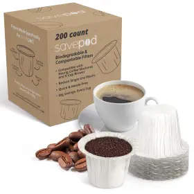 Savepod 860009964952 Paper Coffee Filters For Pod Maker Reusable Pods Alternative Disposable Cof