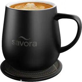 Savora 860014482205 12oz Heated Coffee Mug Barista S Choice Exclusive Wireless Intelliheat Pad