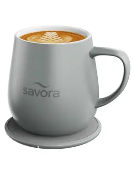 Savora 860014482229 12oz Heated Coffee Mug Barista S Choice Exclusive Wireless Intelliheat Pa