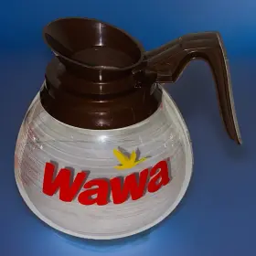 3204 Schott Vintage Wawa Glass Coffee Pot Carafe Rare Germany Euc