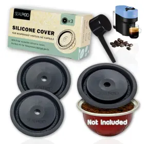 Seal Pod 196852001224 Sealpod Reusable Coffee Capsule Covers For Nespresso Pods Vertuo Re