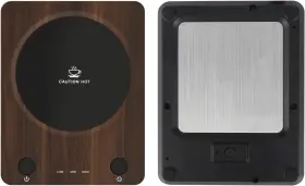 Slm02 Sealon Wood 2-pack Coffee Mug Warmer For Desk Electrie Cup