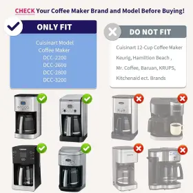 B0b31gfhsr Sendextra Glass Replacement Coffee Carafe Compatible With Cuisinart Maker Models Dc #2