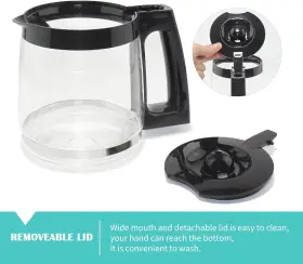 B0b31gfhsr Sendextra Glass Replacement Coffee Carafe Compatible With Cuisinart Maker Models Dc #3
