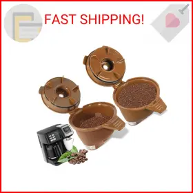 Sesama 728097821246 2-pack Single Serve Ground Coffee Brew Basket For Hamiltion Flexbrew Make