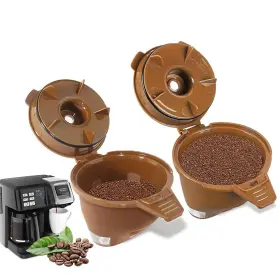 Sesama 728097821741 2-pack Single Serve Ground Coffee Brew Basket For Hamiltion Flexbrew M