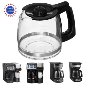 C756-ham Shonshon 12 Cup Replacement Coffee Carafe Compatible With Hamilton Beach Maker