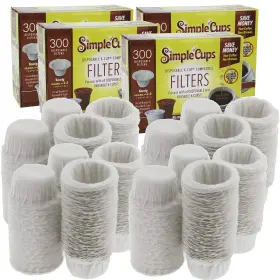 Stk0178008566 Simplecups Disposable Paper Coffee Filters 1200 Count Compatible With Keurig K-cup Machine