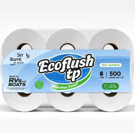 Sb006 Simply Bambu Rv And Camper Toilet Paper Septic-tank Safe 500 Sheets 6 Rolls