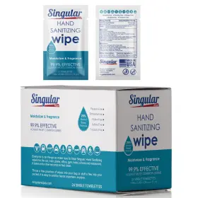 Singular Wipes 195893029778 Hand Sanitizing Travel Size By - Sanitizer Individually Wrap