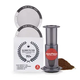 Slimm Filter 638936832381 Reusable Set By - 2 Piece Stainless Steel Metal 2x Mes