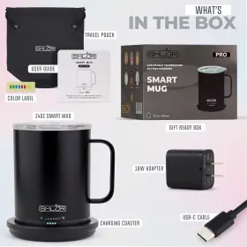 Smldr 610452403528 Pro Heated Mug 14 Oz Smart Self-heating Adjustable Temperature #3