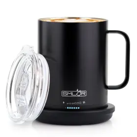Smldr 610452403528 Pro Heated Mug 14 Oz Smart Self-heating Adjustable Temperature