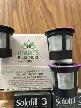 Solo 933483147640 Keurig Reusable Refillable Kcup Filters Bundle Of 6 Items #2