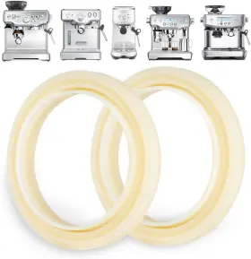 Songtiy 313051016020 54mm Silicone Steam Ring 2pcs Grouphead Gasket Replacement Accessories No