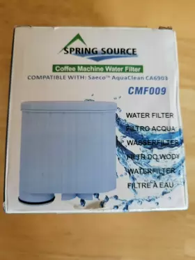 Ca6903 Spring Source Cmf009 2-pack Coffee Machine Water Filter For Saeco Aquaclean