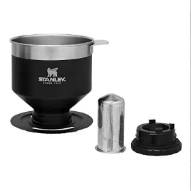 Stanley 041604355592 New Classic Perfect Brew Pour Over Reusable Filter Coffee Black
