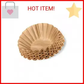 Stay Smart Way 082056424085 200 Coffee Filters - Natural Unbleached Biodegradable Large Basket 9.75 Inch F