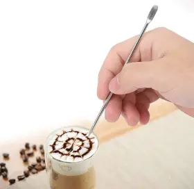 5zk8qhupyw Strnek Stainless Steel Coffee Needle Cappuccino Latte Art Pen Diy Tool For C